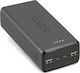 SBS Power Bank 30000mAh 20W με 2 Θύρες USB-A και 2 Θύρες USB-C Power Delivery Μαύρο