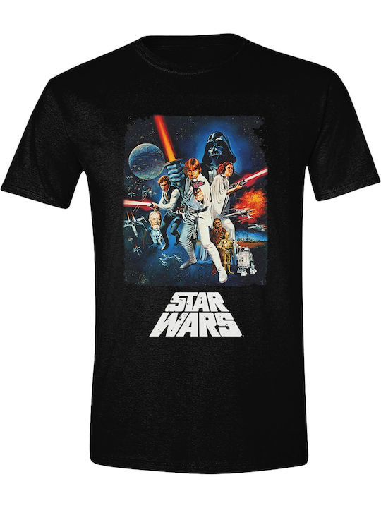 Тениска Star Wars A New Hope Retro Poster, голям размер