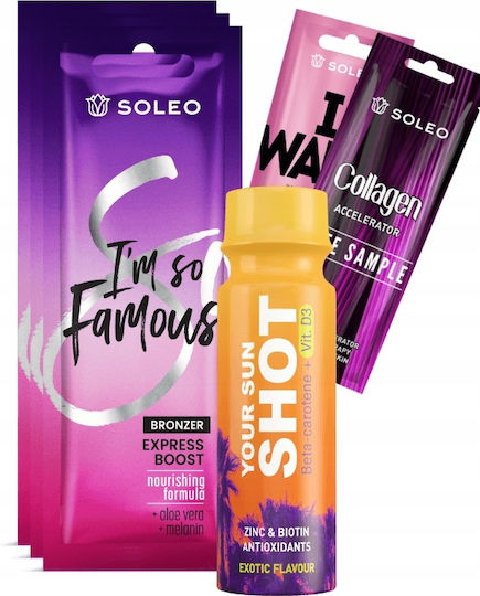 Soleo I'm So Famous 3x15ml Бронзиращ Лосион за Изкуствен Загар