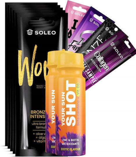 Soleo Wow 5x15ml Ултра Бронзант за тен + Подаръци
