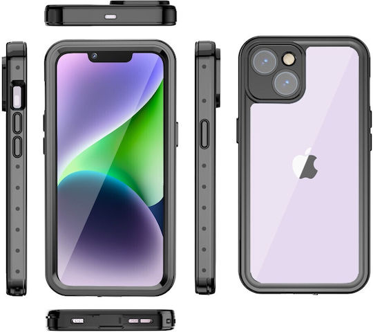 Redpepper Pro Series Ip68 Αδιάβροχη Θήκη Iphone 14 Plus Black