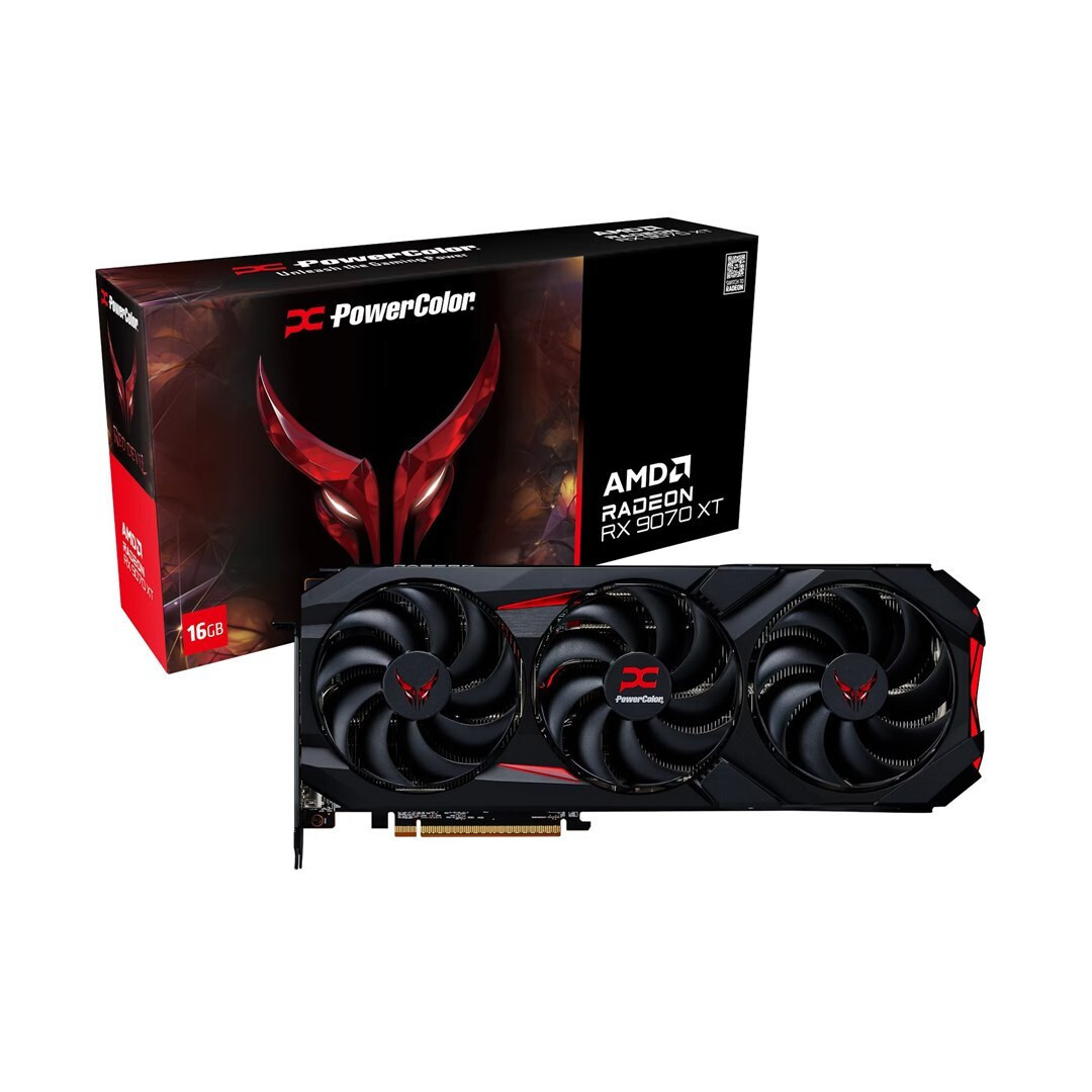 PowerColor Radeon RX 9070 XT 16GB GDDR6 Red Devil Κάρτα Γραφικών