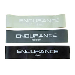 Endurance Mini Loop Bands Σετ 3τμχ Γκρι