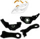 Left Headlight Repair Brackets BMW 5 E60/E61 03-10
