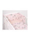Bobono Husă de pilotă pentru copii Powder Pink 90x120cm