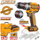 Ingco CIDLI20968E Percussive Brushless Battery ...
