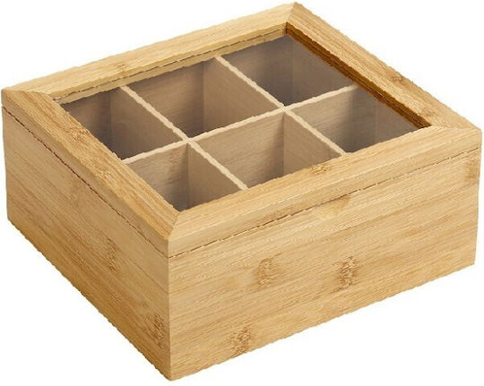 Espiel Box Kappe 6-Positionen Bambus-Acryl 22x20x9cm Code Xyx111
