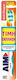 AIM Anti Plaque Toothbrush Medium Blue