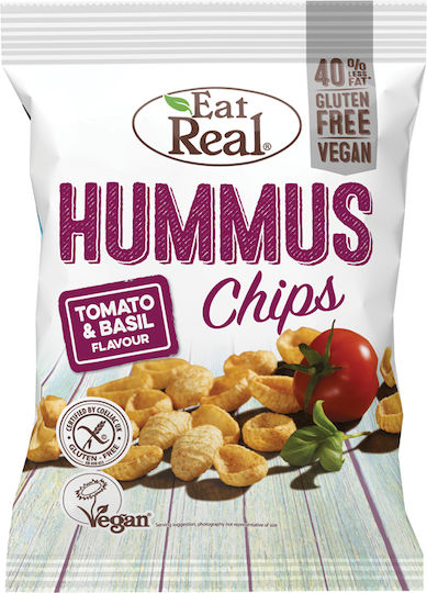 Hummus Chips Tomate & Basilikum Eat Real 110g
