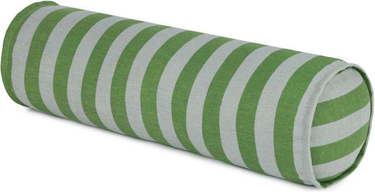 Vibes Μαξιλάρι Κυλινδρικό Green Blue Stripes 50x18