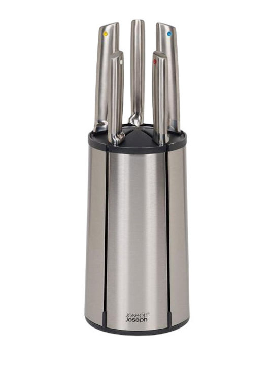 Joseph Joseph Messerset mit Block aus rostfreiem Stahl 35.7cm 5Stück