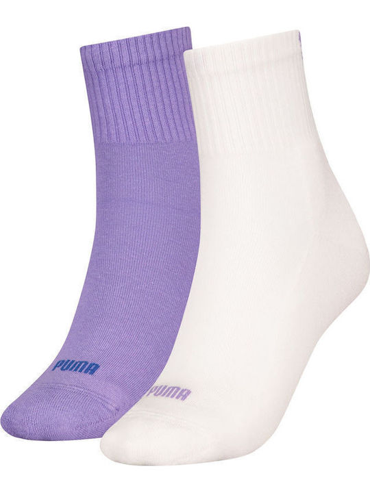 PUMA Șosete pentru Copii Logo Violet