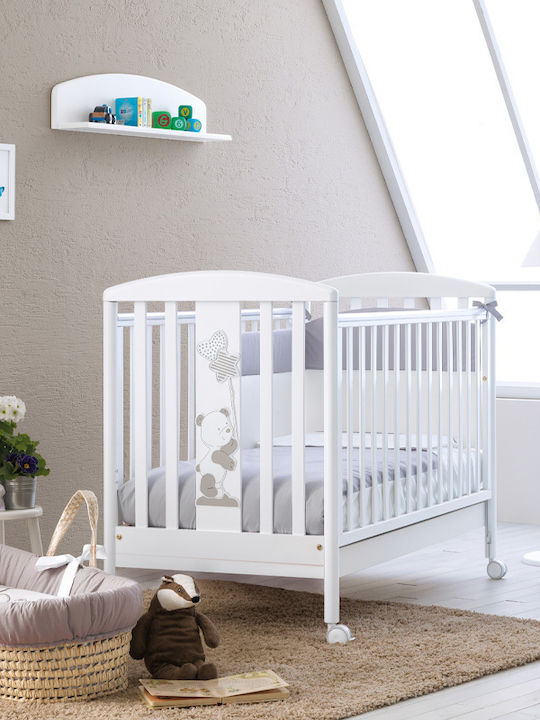 Pali Babybett Weiß für Matratze 60x120cm