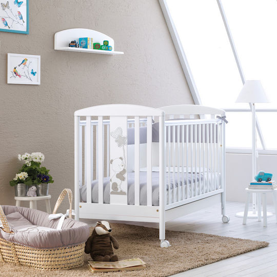 Pali Orsetto White Baby Crib
