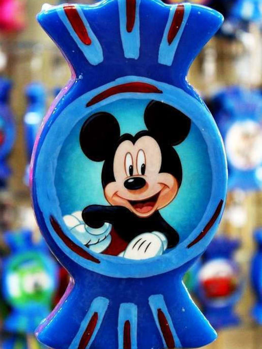 Λαμπάδα Mickey Στρογγυλή Γαλάζια