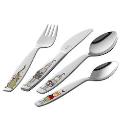 Zwilling J.A. Henckels Set Tacâmuri pentru bebeluși din Metal Gri 4buc