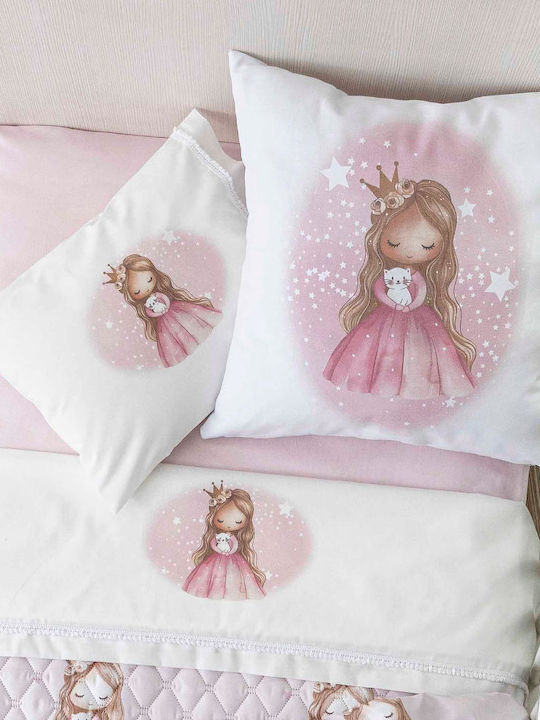 Decorative Pillow Printed Little Queen