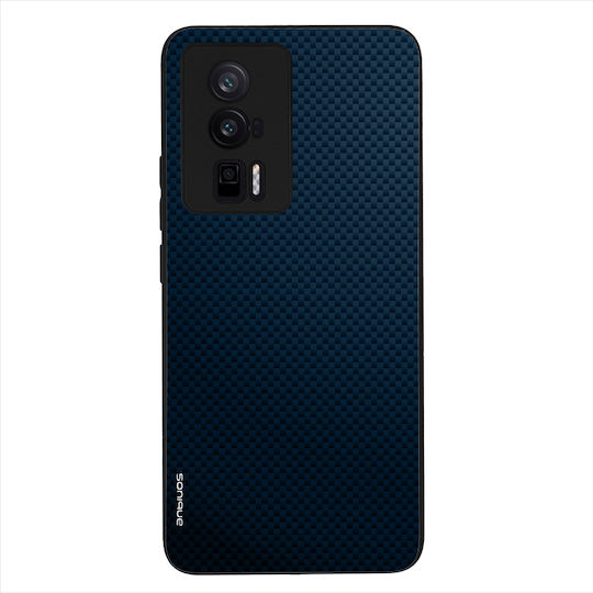 Sonique Carbon Serie Hülle für Xiaomi Poco F5 Pro 5G Blau