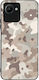 Husă Sonique Camouflage Army Series pentru Realme C30 Bej