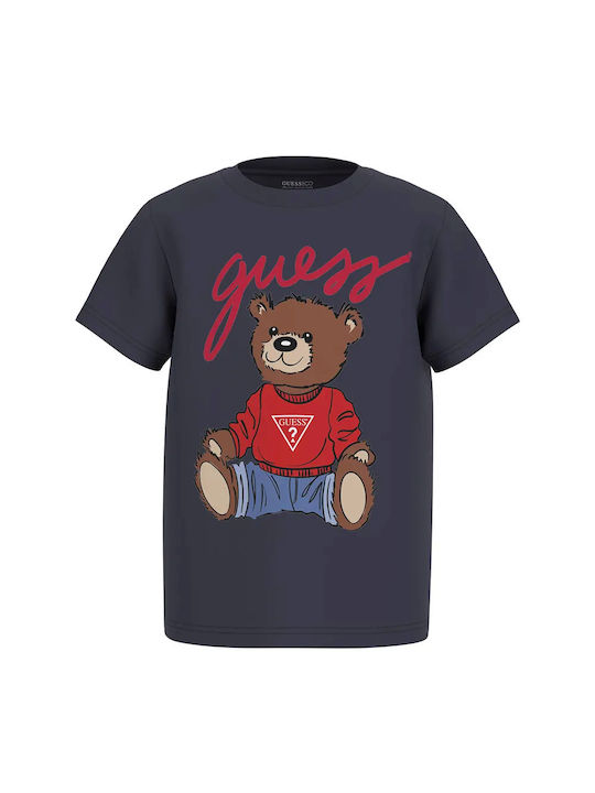 Guess T-shirt Μπλε