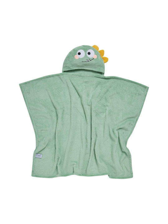 Das Home Baby Kapuzen-Poncho mit Kapuzen 4943 Grüne 70x90cm