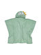 Das Home Baby Kapuzen-Poncho mit Kapuzen 4943 Grüne 70x90cm