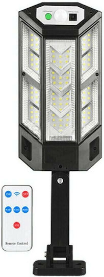 ACP Street Solar Light 4500lm Cold White 6500K with Motion Sensor, Photocell and Remote Control IP65 33cmx17cmx4cmcm
