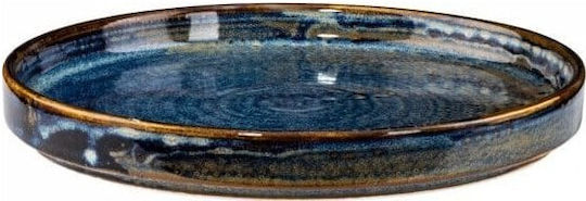 Verlo Teller Untiefe Blau mit Durchmesser 18cm