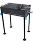 Rostfreier Stahl Tragbar Holzkohlegrill 48.5cmx30cm