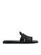 Flache Sandalen für Damen in Schwarz Farbe