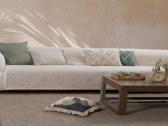 Nef-Nef Homeware Четириместен диван Throw Resan 180x350см. Мента