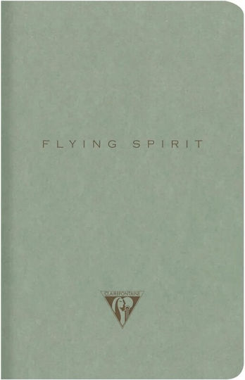Clairefontaine Flying Spirit Σημειωματάριο 96 Φύλλων Ριγέ Πράσινο