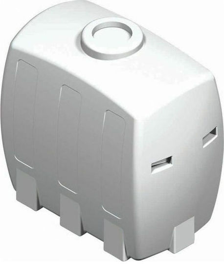 Slim S7 Vertical Narrow Plastic Storage Tank 2000lt for Water / Petroleum White