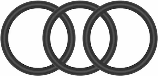 Perfect Fit Silicone 3 Ring Kit Xl Black