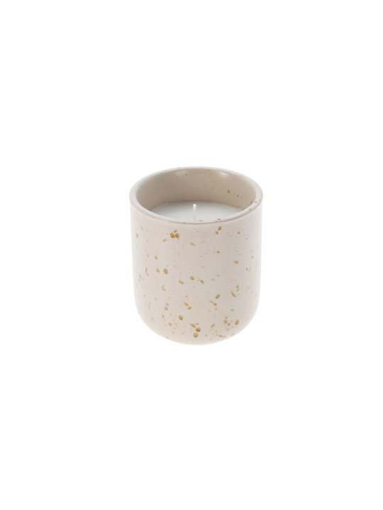 Koopman Lumânare Decorativă Borcan Albă 8x7.2cm