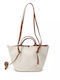 Damentasche Schultertasche Weiß
