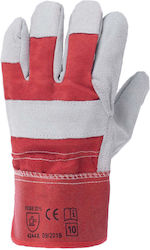 Safety Gloves Leather-Cotton Leather Cotton