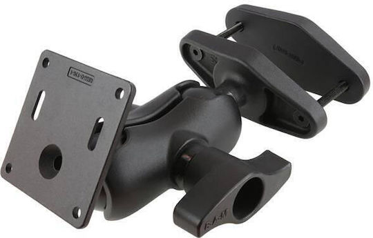 Ram Mounts Ram 4" Quadratische Pfostenklemme Halterung 75x75mm Vesa Platte