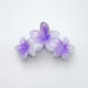 Clamă de păr cu floare 11cm 02-0278