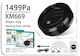 XH669 Robot Vacuum Cleaner with Sensor Navigation & Suction Power 1499Pa Black