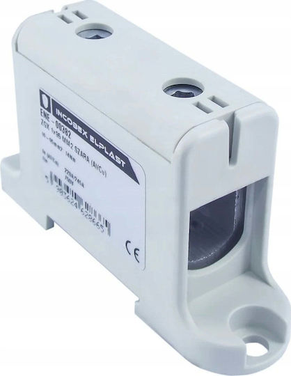 Incobex Einpolige Schienenklemme Zgx 1x95 mm² Grau Al-cu Ene-00382