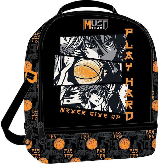 Must Team Yummy Kinder Lunchtasche Isoliert 7l Schwarz 22x16x28cm