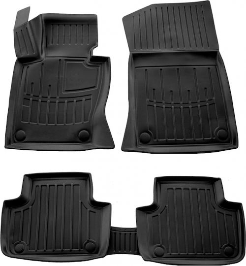 Race Axion Set of Front and Rear Mats 5pcs Tray Type for BMW X3 2004-2010 Black