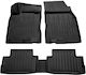Race Axion Set of Front and Rear Mats 5pcs Tray Type for Nissan Qashqai 2014-2021 Black