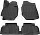 Race Axion Set of Front and Rear Mats 5pcs Tray Type for Suzuki Jimny 2018 Black