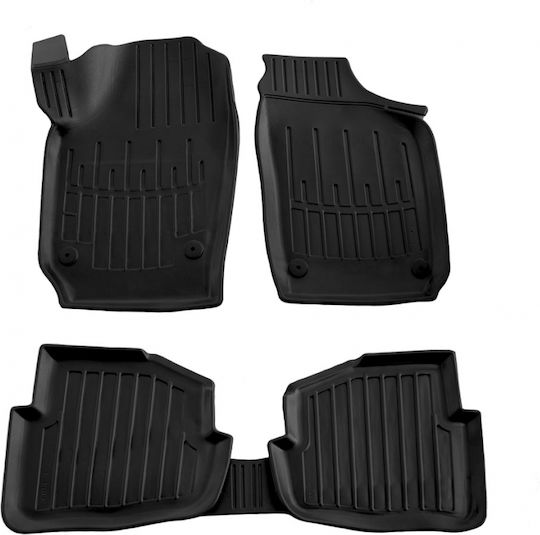 Race Axion Set of Front and Rear Mats 5pcs Tray Type for Seat Cordoba / Ibiza 2002-2008 Black