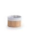 Nef-Nef Homeware Διακοσμητικό Καλάθι Μπαμπού Μπεζ 18x18x11.5εκ.