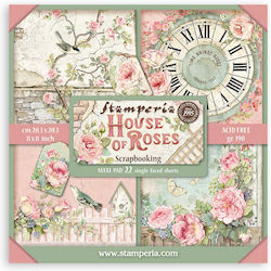 Hârtie pentru Scrapbooking 22 bucăți Față Unică...