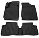 Race Axion Set of Front and Rear Mats 5pcs Tray Type for Kia Ceed 2006-2012 Black