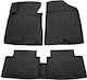 Race Axion Set of Front and Rear Mats 5pcs Tray Type for Kia Ceed 2012-2018 Black